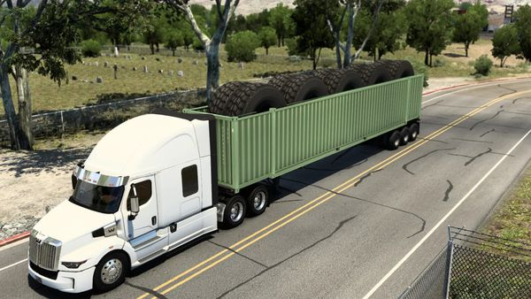 Giant Tires Container Loads by Mark Brower