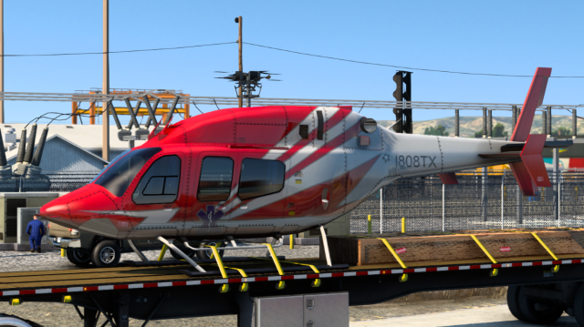 Bell Helicopter v2.4 Cargo Mod for ATS